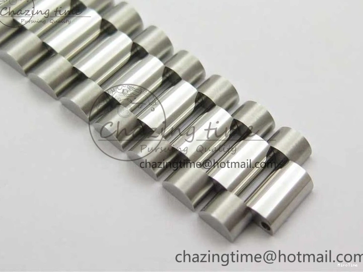 MiroTime 0307 Neat Day-Date 40mm 228239 BP New Dial Version 904 SS RG Stick Markers Dial on SS President Bracelet A 2819